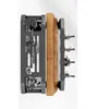 1 st rostfritt stål knivhållare kök rack hem bänkskivor skärbräda rack skärbräda kniv integrerat förvaringsställ 240223