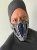 2021 Mortal Kombat Subzero Scorpion Cosplay -Masken PVC Halbgesicht Halloween Rollenspiele Kostüm Requisiten X08039986372