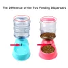 Feeding Automatic Pet Water Food Dispenser 3.8L Large Capacity SelfDispensing Gravity Pet Feeder Waterer Dog Feeding Bowl Drink Water