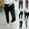 Women's Pants Autumnwinter Versatile Leggings Women's Clothing with Elastic Waistband and Korean Velvet Casual Pants Sports
