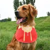 Vestuário para cães Estilo Chinês Pet Bib Comfy ajustável fivela cachecol para uso diário