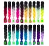 120g couleur de cheveux bicolore noir brun JUMBO BRAIDS cheveux synthétiques extensions de cheveux 24 pouces jumbo tressage ombre boîte tresses ha8398199