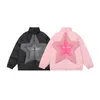 Cotton jacket for women and men, thickened and cotton padded early spring new star couple cotton jacket