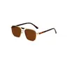 58 lunettes de soleil européennes rétro rectangulaires à la mode hommes femmes lunettes de soleil de créateur