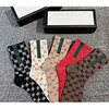 Designer Mens Womens Socks Five Par Luxe Sports Winter Deviations Mesh Letter Printed Sock Embroidery Cotton Man Woman With Box