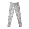 Pantalon actif argent Faux paillettes étincelles Leggings Jogging femmes vêtements de Yoga dames Legging de gymnastique femme