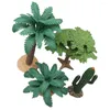 装飾的な花4PCSエミュレート植物マイクロモデル造園木の装飾DIYシーナリーモデル