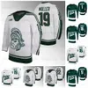 Custom 2022 2024 Michigans States Spartans Hockey Jersey Duncan Keith Nash Nienhuis Artyom Levshunov Matt Basgall Nicolas Müller Isaac Howard Gavin O'Connell