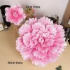 Decorative Flowers Multiple Sizes Wedding Flower Large Silk Artificial Peony Head For Diy Background Wall Decoration 2024302