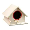 Nids bois oiseaux nichoir nouveau bricolage petit jardin extérieur perroquet calopsitte hirondelles nid en bois maison d'oiseau