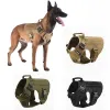 Sets Militär Hundegeschirr Deutscher Schäferhund Haustier Hundeweste Hundeleine Geschirr für große Hunde K9 Hundekleidung Hundegurte mit Griff Jagd