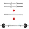 Lifting 30CM/40CM/50CM Steel Dumbbell Connecting Rod Home Gym Wear Resisting Barbell Extension Bar Weight Lifting Attachment Accessories