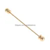 Manchetknoop En Dasspeld Sets Mannen Overhemd Pins Kraag Sluiting Luxe Zakelijke Bruiloft Broche Bar Ornament Drop Levering Dh6X8