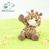 21.5cm zürafe sevimli peluş bebekler bebek çocuklar sevimli hayvan yumuşak pamuk doldurulmuş yumuşak oyuncaklar uyku arkadaşı hediye erkek kız çocuk oyuncak kawaii 240220