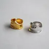 Cluster Rings European And American Original Cold Wind Irregular Smooth Brass Opening Adjustable Wide-plate Ring Index Finger