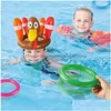 Andra pooler Spashg Christmas uppblåsbara Toy Party Garden Swimming Pool Turkiet Huvudbonader Kasta PVC Circle P136 Drop Delivery Home G DH4QF