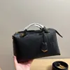 Kadın Tasarımcı Çanta Küçük Boston Çanta Vintage Harfleri Baskı Omuz Çantaları Lüks Çantalar Deri Deri Mini Tote Çanta Clucth Cutse