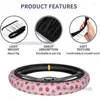 Steering Wheel Covers Strawberry Anti Slip Elasticity Car Accessories Protector Universal For Women Man