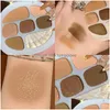 Lidschatten 8 Farben Alle Matte Lidschatten-Palette Grundierung Wasserdicht Glitzer Nude Augenpigment Schimmer Schattenpuder 240123 Drop Lieferung Dhal8