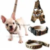 Dog Collars LEASHES DESIGNER DOGIN and LEASHES LETTER PATTRART PATTERN DOG HARNENS LEASH NYLON COLLARSチェーン