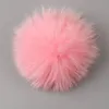 Dankeyisi 15 cm real räv päls pompom päls bollar päls pom poms för hattar keps naturlig tvättbjörn päls pompon för halsduk handskar nyckelring 240226