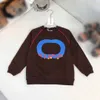 Mode baby spårsuits logotyp tryck barn hoodie set storlek 90-160 cm barn rund nacke tröja och full bokstäver tryckta byxor 24feb20