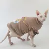 Vêtements Spring Flying Sleeve TShirt, Costume de chat sans poils Sphinx, Devon, Tenues de chaton Rex, Vêtements pour chat Sphynx, Vêtements pour chat, 2022