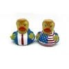 Canard Trump créatif en PVC, jouet de bain flottant, fournitures de fête, jouets amusants, cadeau, 2024