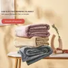 Decken, beheizte Heizdecke, Flanell, waschbar, tragbares Heizkissen, weich, gemütlich, 99 x 79 cm, Aufwärmen, schnelle Erwärmung
