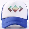 Ball Caps Mountain 1pc unisex siatka capalual gładka baseball Regulowane chłodne czapki dla kobiet mężczyzn Hip Hop Trucker Hat