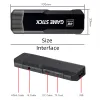 Consoles X10 Mini 4K Stick de jeu vidéo S905X 32/64/128 Go avec 20000 jeux gratuits Deux manettes de jeu sans fil pour machine de jeu 3D PSP/ps/mame/md