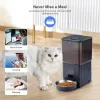 Nourrir 6L Cat Timing Feeder Tuya App Smart Cat Feeder Food Pet Dog Aliments Automatic Dispenser adapté aux petits chats et chiens Alimentation à distance