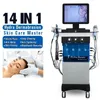 11 IN 1 H2O Dermabrasie Gezichtsmachine Aqua Face Clean Microdermabrasie Professionele zuurstof gezichtsapparatuur Crystal Diamond Water Peeling