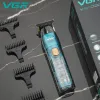 Trimmer VGR Trimmer Hair Clipper Waterdicht haar Trimmer Draadloos haarsnijmachine TBADE Transparante nul snijmachine V961