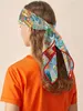 Kvinnor fyrkantiga twill halsduk 90 cm huvud halsdukar hår sjal väska bandanas sommar dekoration kvinnlig foulard femme 90 cm vårtillbehör alla hjärtans dag pantin stad