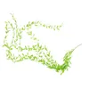 Decorative Flowers 5Pcs Artificial Green Plant Wall Hanging Simulation Weeping Willow Home Decor