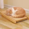 Scratchers Holz-Katzenkratzer, getrenntes Lounge-Bett, 3-in-1-Kratzpads, Nagelschaber-Matte, Training, Schleifklaue, Spielzeug, Katzenkratzbrett