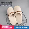 Slippers El Disposable Made Of Coral Velvet