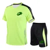 Neue männer schnell trocknend kühlen sommer gym T-shirt shorts set männer casual sport sportswear männer lose mode set