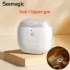 コントロールYoupin Seemagic Electric Automatic Nail Clipper Pro Touch Start Start Infrared Protection LED Light Trimmer Cutter Head Tools