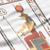 Женские футболки Hathor Est, полиэстеровые футболки, культура Древнего Египта, женские топы с графикой, рубашка с круглым вырезом