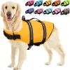 Jackets Ripstop Dog Life Jacket Safety Pet Flotation Life Vest Adjustable Reflective Puppy Lifesaver Swimsuit for Small Medium Large Dog