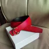 Cinturón de diseñador Cinturón de hombre reversible con fondo rojo Cinturón de castidad de primera marca Ancho 3,8 cm Moda Casual Cinturón beige negro Tamaño 100 cm-125 cm Jeans Cinturón de mujer