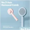 Lint Remover New Cat Dogs Pet Comb Grooming Floating Removes Short Masr Goods For Cats Dog Cleaning Drop Delivery Home Garden Housekee Dh3Lc