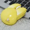 マウス2.4gワイヤレスマウスかわいいカワイイウサギ形状マウス人間工学的3Dオフィスミュートマウスのためのデスクトップコンピューターラップトップ用