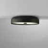 천장 조명 현대적인 LED 원격 제어 단순한 어두운 검은 흰색 거실 침실 학습 램프