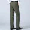 Męskie Summer Cienki Casual Suit Pants Autumn Gruste bawełniane klasyczne moda biznesowe spodnie męskie ubrania marki yyqwsj 240228