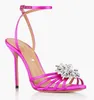 Elegante sandalen schoenen dames dame feest trouwjurk sandalias juwelen bloemversiering hoge hakken
