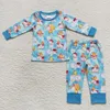 Clothing Sets Toddler Kids Sleepwear Outfit Matching Baby Boy Girl Long Sleeves Cake Pullover T-shirts Children Pants Pajamas