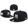 Erkekler için Toptan Beyzbol Tasarımcı Şapka Tüm Takım Nakışları Güneş Kapalı Beanies Erkekler İçin Düz Zirvesi Kadınlar Tam Kapalı Boyut 7-8